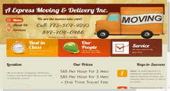 Desktop Screenshot of aexpressmoving.com